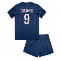 Paris Saint-Germain Goncalo Ramos #9 Heimtrikotsatz Kinder 2024-25 Kurzarm (+ Kurze Hosen)